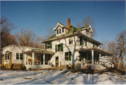 2990 CAVE OF THE MOUNDS RD, a American Foursquare house, built in Blue Mounds, Wisconsin in 1903.