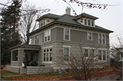 211 E ELM ST 211 E ELM ST, a American Foursquare house, built in River Falls, Wisconsin in 1910.