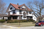 122 2ND STREET, a Craftsman house, built in New Glarus, Wisconsin in 1913.