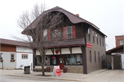 108 5TH AVE, a Other Vernacular small retail building, built in New Glarus, Wisconsin in 1906.