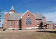 604 OAK ST, a Romanesque Revival church, built in Wisconsin Dells, Wisconsin in 1902.