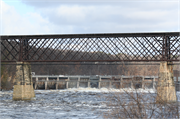 CHIPPEWA RIVER AT ANDERSON ST, a NA (unknown or not a building) bridge, built in Eau Claire, Wisconsin in 1881.