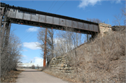 CHIPPEWA RIVER AT ANDERSON ST, a NA (unknown or not a building) bridge, built in Eau Claire, Wisconsin in 1881.