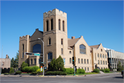 1401 BELKNAP ST, a Late Gothic Revival church, built in Superior, Wisconsin in 1911.