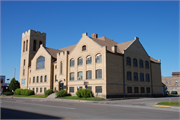 1401 BELKNAP ST, a Late Gothic Revival church, built in Superior, Wisconsin in 1911.