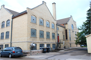 1401 BELKNAP ST, a Late Gothic Revival church, built in Superior, Wisconsin in 1911.