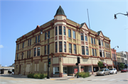 314-320 6TH ST, a Queen Anne recreational building/gymnasium, built in Racine, Wisconsin in 1886.