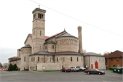 1115 BELKNAP ST, a Romanesque Revival church, built in Superior, Wisconsin in 1927.