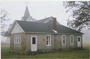COUNTY HIGHWAY EE, north side, .5 mi. east of Co. Hwy X, a Front Gabled house of worship, built in Albany, Wisconsin in .