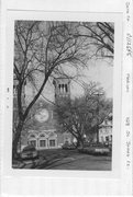 1128 ST JAMES COURT, a Romanesque Revival house of worship, built in Madison, Wisconsin in 1923.