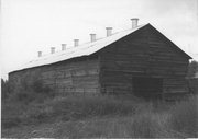 996 East Church Road, a tobacco barn, built in Christiana, Wisconsin in 1885.