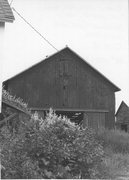 996 East Church Road, a tobacco barn, built in Christiana, Wisconsin in 1890.