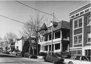 143-145 S HANCOCK ST, a Queen Anne house, built in Madison, Wisconsin in 1898.