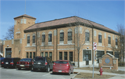 7332 W NATIONAL AVE, a Spanish/Mediterranean Styles fire house, built in West Allis, Wisconsin in 1930.