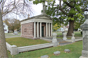 1221 CLARY ST, OAKWOOD CEMETERY, a Neoclassical/Beaux Arts cemetery building, built in Beloit, Wisconsin in 1883.