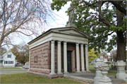 1221 CLARY ST, OAKWOOD CEMETERY, a Neoclassical/Beaux Arts cemetery building, built in Beloit, Wisconsin in 1883.