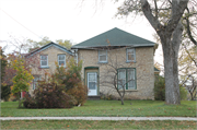 1827 & 1829 6TH ST, a Greek Revival house, built in Beloit, Wisconsin in 1849.