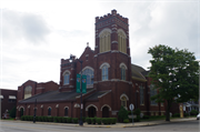 3319 WASHINGTON AVE, a Late Gothic Revival house of worship, built in Racine, Wisconsin in 1919.