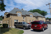 3829 WASHINGTON AVE, a Arts and Crafts fire house, built in Racine, Wisconsin in 1936.