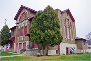 219 N SPRING ST, a Craftsman house of worship, built in Beaver Dam, Wisconsin in 1912.