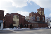 3319 WASHINGTON AVE, a Late Gothic Revival house of worship, built in Racine, Wisconsin in 1919.