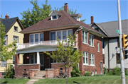 2104 W GREENFIELD AVE, a American Foursquare house, built in Milwaukee, Wisconsin in 1923.