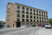 1661 N WATER ST, a Romanesque Revival industrial building, built in Milwaukee, Wisconsin in 1885.