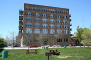 413 N 2ND ST, a Romanesque Revival warehouse, built in Milwaukee, Wisconsin in 1894.