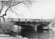 1254 SHERMAN AVE OVER THE YAHARA RIVER, a concrete bridge, built in Madison, Wisconsin in 1934.