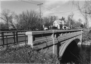 Williamson St. over Yahara River, a bridge, built in Madison, Wisconsin in 1904.