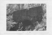 WILDWOOD AVE OVER JOHNSON CREEK, 2 MI W OF MEIER RD, a NA (unknown or not a building) stone arch bridge, built in Spirit, Wisconsin in 1913.