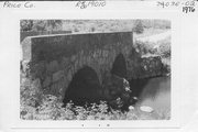 RIVER RD OVER SPIRIT RIVER, 1.2 MI N OF STATE HIGHWAY 86, a NA (unknown or not a building) stone arch bridge, built in Spirit, Wisconsin in 1910.