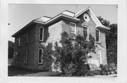 2ND ST, E END, a Italianate house, built in Stockholm, Wisconsin in 1860.