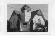 SE CORNER OF JACKSON AND MERRITT, a Queen Anne church, built in Wild Rose, Wisconsin in .