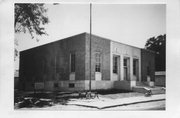 108 Fillmore St., a Art/Streamline Moderne post office, built in Black River Falls, Wisconsin in 1938.