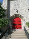 100 N DREW ST, a Late Gothic Revival church, built in Appleton, Wisconsin in 1905.