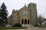 808 N MAIN ST, a Late Gothic Revival church, built in Oshkosh, Wisconsin in 1914.