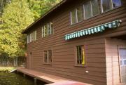1460 EVERETT RD (on Cranberry Lake), a Craftsman boat house, built in Washington, Wisconsin in 1937.