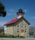 311 E JOHNSON ST, a Front Gabled lifesaving station facility/lighthouse, built in Port Washington, Wisconsin in 1860.