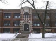 416 ST CROIX ST, a Late Gothic Revival elementary, middle, jr.high, or high, built in Hudson, Wisconsin in 1917.