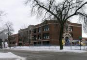 416 ST CROIX ST, a Late Gothic Revival elementary, middle, jr.high, or high, built in Hudson, Wisconsin in 1917.