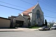 905-919 NEBRASKA ST, a Late Gothic Revival church, built in Oshkosh, Wisconsin in 1933.