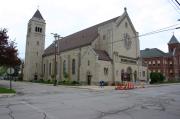 519 KNAPP ST, a Romanesque Revival church, built in Oshkosh, Wisconsin in 1938.