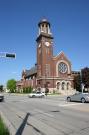 1225 OREGON ST, a Romanesque Revival church, built in Oshkosh, Wisconsin in 1914.