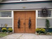 213 E SHERMAN AVE, a Queen Anne carriage house, built in Fort Atkinson, Wisconsin in 1885.