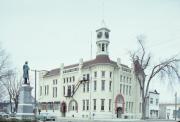 105 N DICKASON BLVD, a Romanesque Revival city/town/village hall/auditorium, built in Columbus, Wisconsin in 1892.