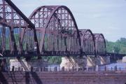 Winona Bridge Railway Company Swing Bridge, a Structure.