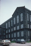 2833 Riverside Drive, a Romanesque Revival jail/correctional center/prison, built in Allouez, Wisconsin in 1912.