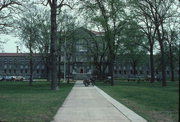 2833 Riverside Drive, a Romanesque Revival jail/correctional center/prison, built in Allouez, Wisconsin in 1912.