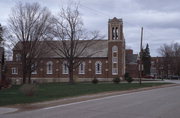 3001 BAY SETTLEMENT RD, a Romanesque Revival church, built in Scott, Wisconsin in 1932.